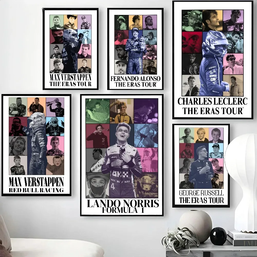 Формула-1-80-е-годы-автомобиль-f1-гоночная-команда-постер-холст-принт-домашняя-гостиная-спальня-вход-бар-кафе-художественная-живопись-украшение
