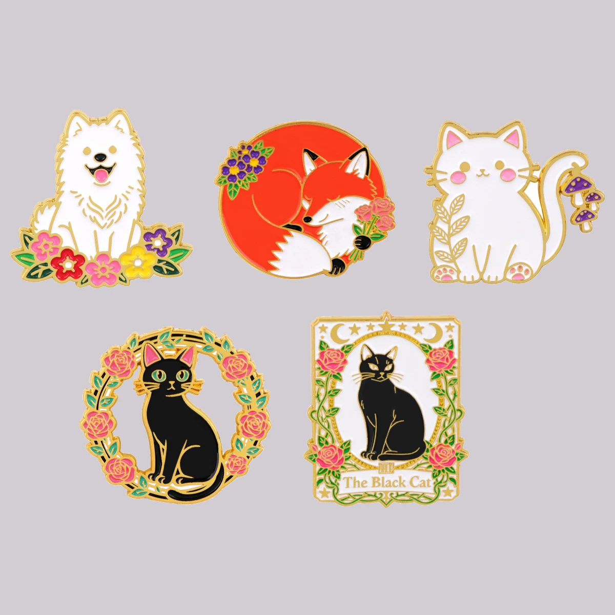 Black Cat Enamel Pi…