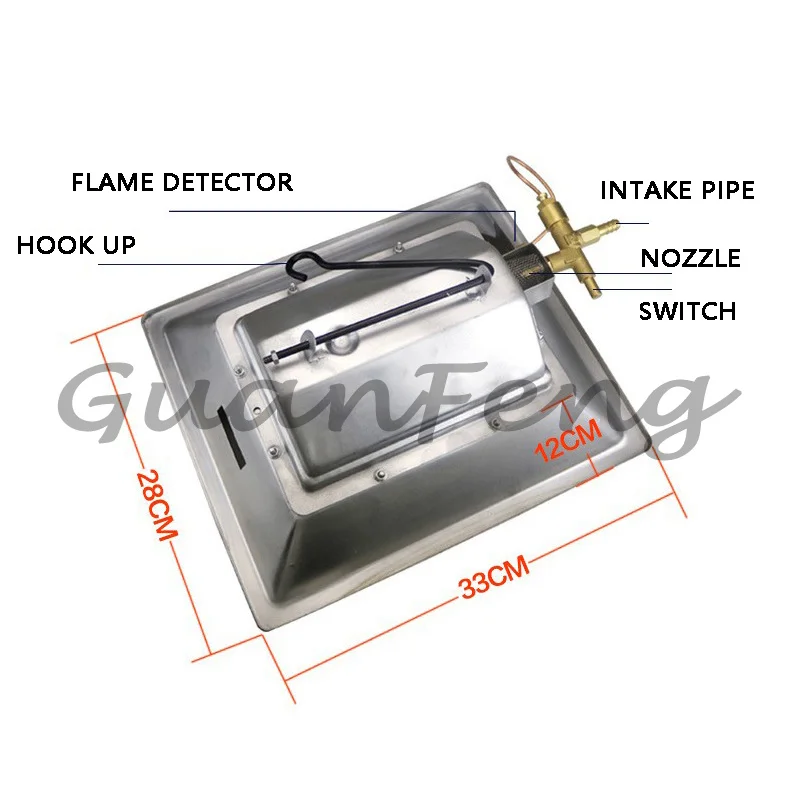 Infrared Gas Brooder Heater, Chicken House Integrated Hatching Warming Device Run on Natural Liquefied Gas