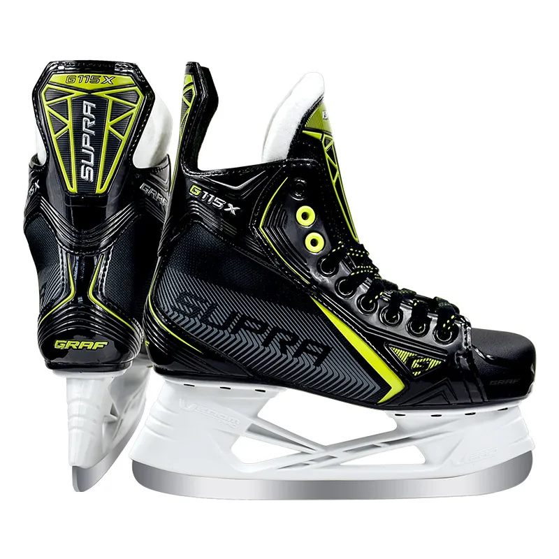 Beliebte Hockey-Skating-Schuhe auf hohem Niveau, warme Hartschalen-Speed-Hockey-Eislauf-Schuhe, nur Eislaufen, Asien