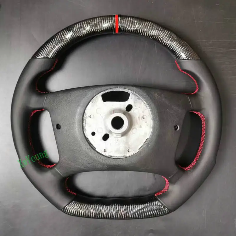 For BMW E38 E39 E46 E53 520 530 528 318 320 325 330 100% Real Carbon Fiber Car Steering Wheel