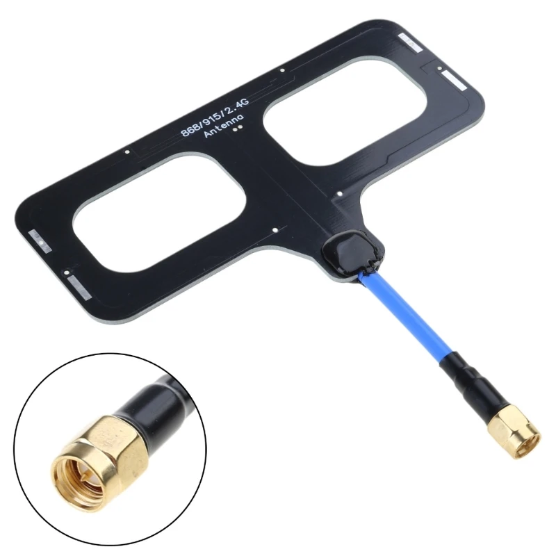 915MHz/868MHz/2.4G 5dBi Antenna Lightweight ABS Antenna Extender Antenna Boosts Strength for Quadcopter T16 TX16S