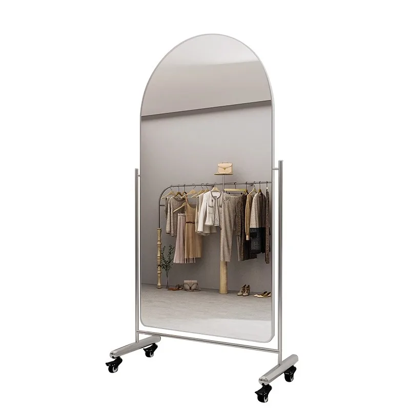 Clothing store full-body mirror fitting home floor-to-ceiling thin Internet celebrity photo large yoga dance mirror