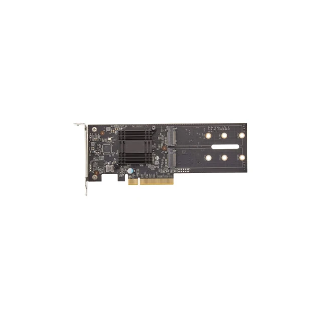 M.2 SSD Adapter Storage Bay Adapter Expansion Slot to 2 x M.2 Card PCIe 2.0 Designed to supercharge NAS I/O performance M2D18