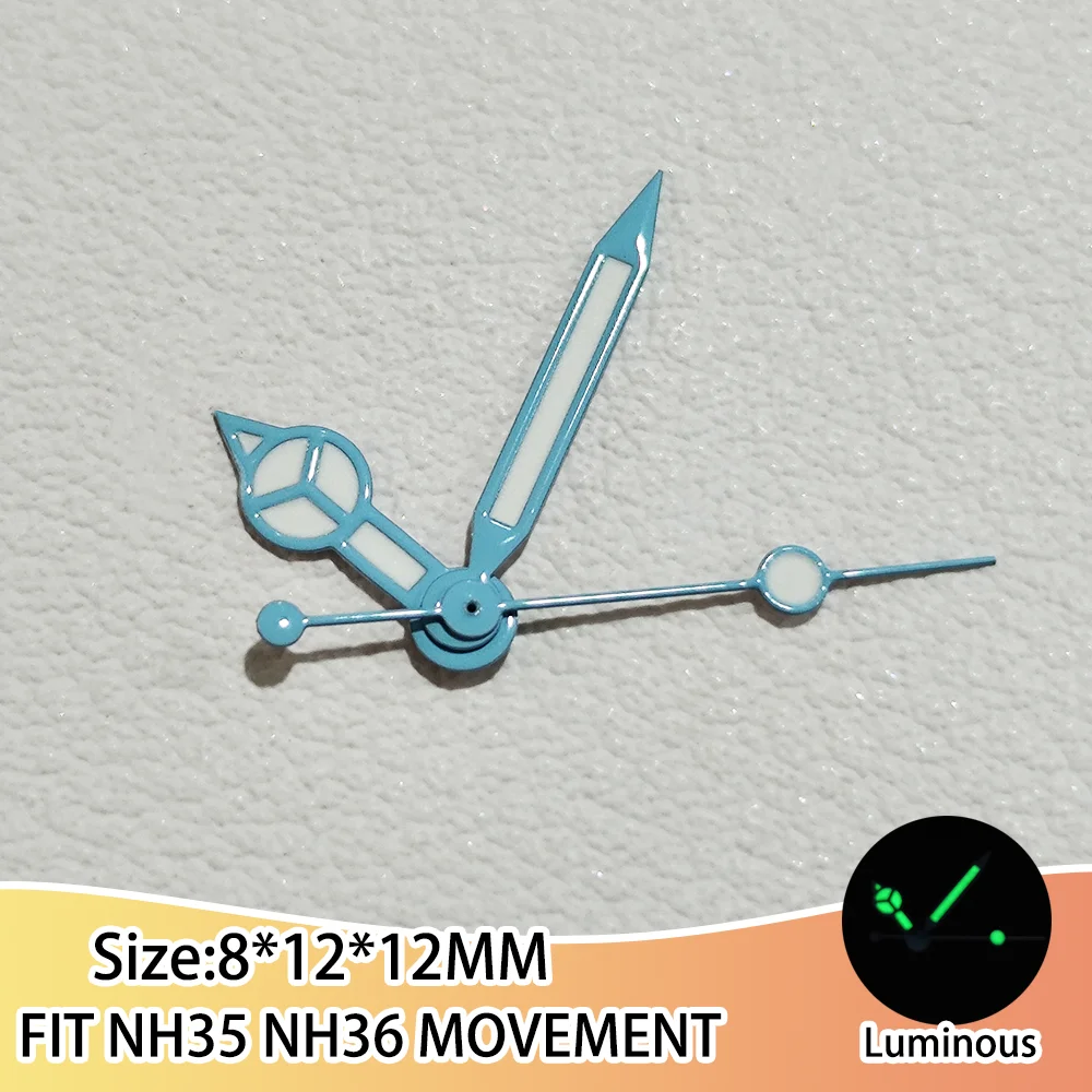 

Watch NH 35 NH 36 Hand Green Luminous Hands Suitable for NH35 NH36 Series Movement Men's Watch's Accessories Parts Pointer
