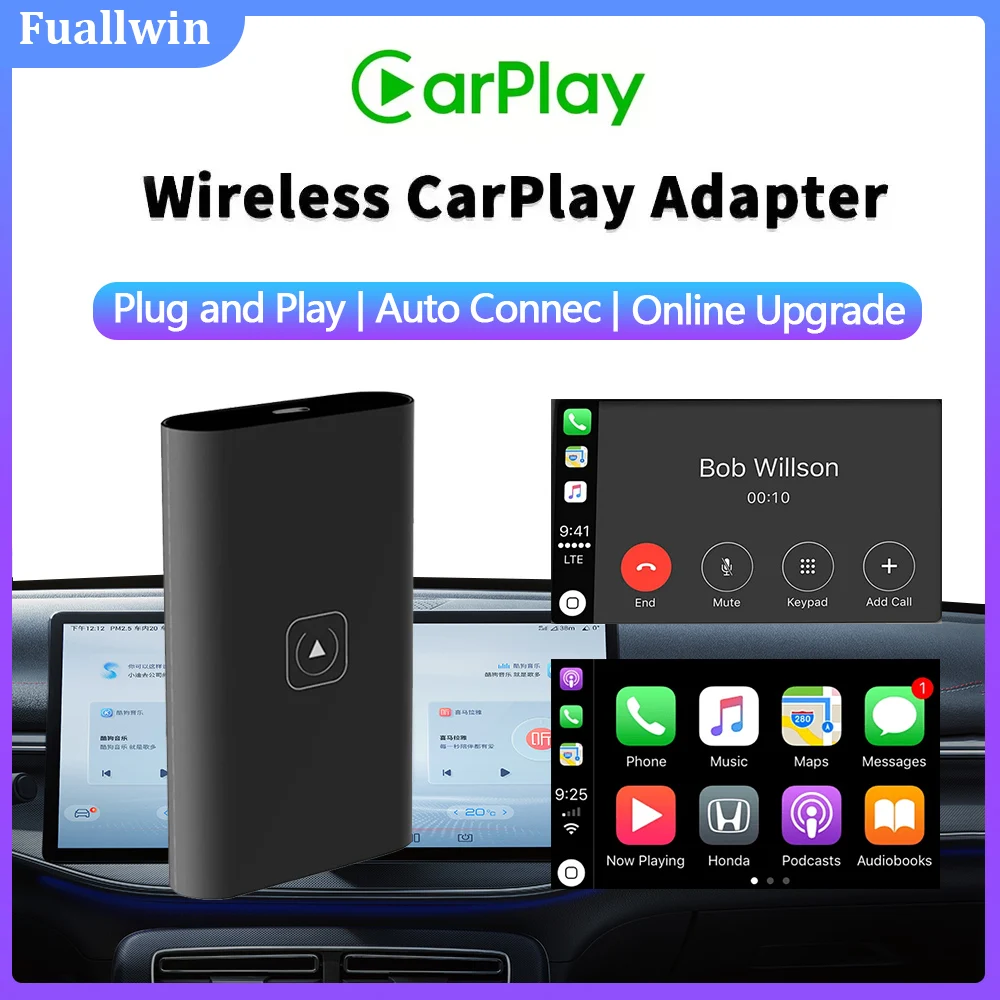 

Carplay Wireless Adapter Auto Wireless Carplay Dongle For Iphone Car play Ai Box Smart boxFor Mercedes Mazda Citroen Chevrolet