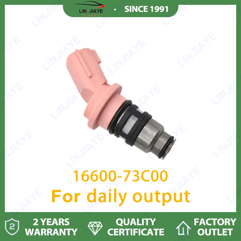 

1/4PCS High quality 4XFuel Injector 16600-73C00 For Nissan Almera N15 Primera P11 Sunny N14 Y10 1.6L 1660073C00