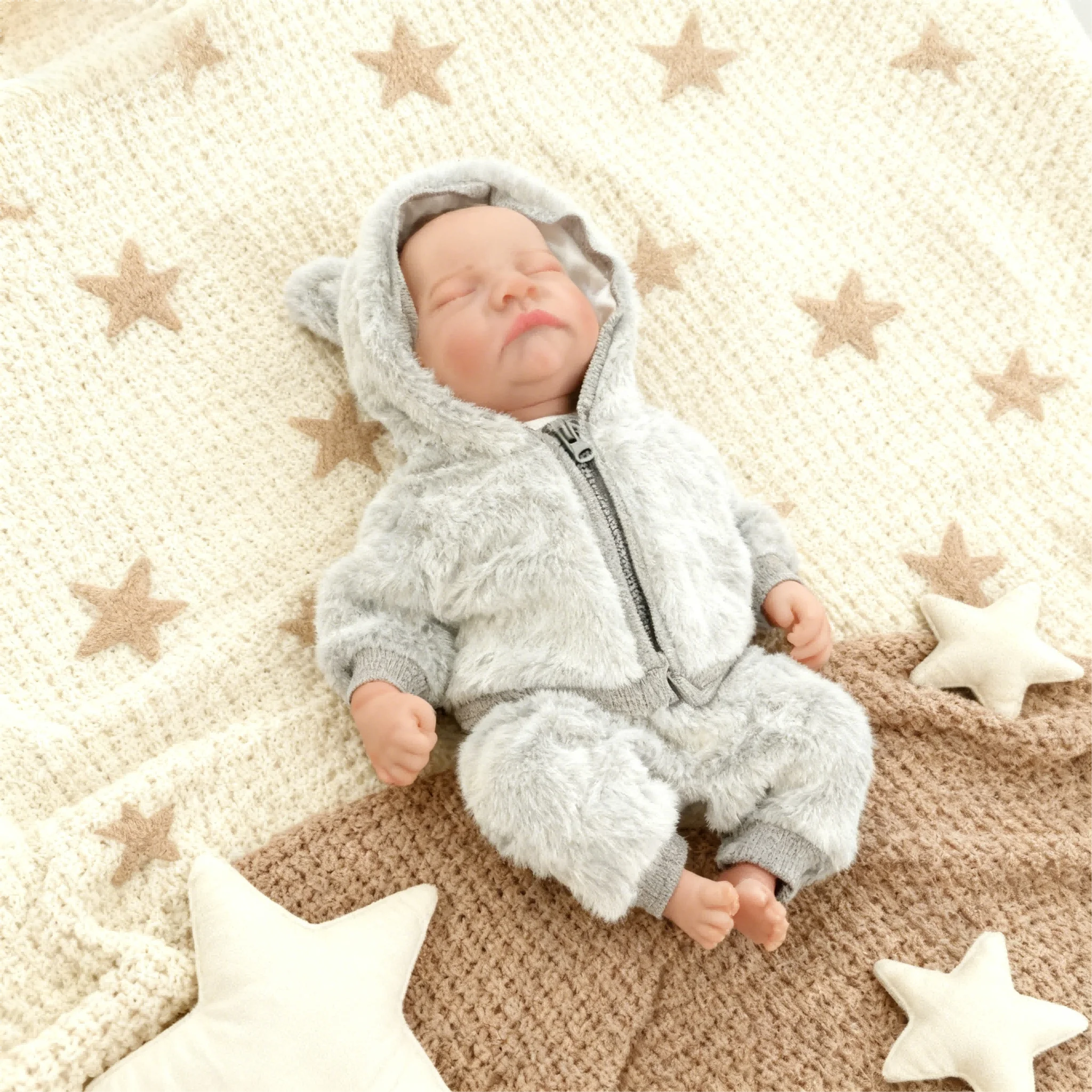 Lifelike Reborn Baby Dolls  - 18-Inch Real Baby Feeling Realistic-Newborn Baby Doll Full Body Vinyl Real Life Baby Dolls