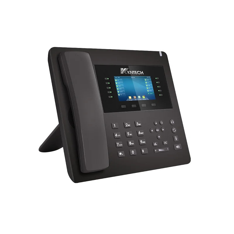 VOIP Desktop Telephone Low Cost HD Audio with EHS and POE Business Office Hotel sip ip phone