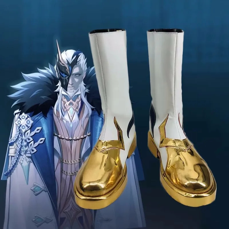 

Game Genshin Impact Fatui Pierro Cosplay Shoes Halloween Carnival Party Women Men Anime Cosplay Shoes women men
