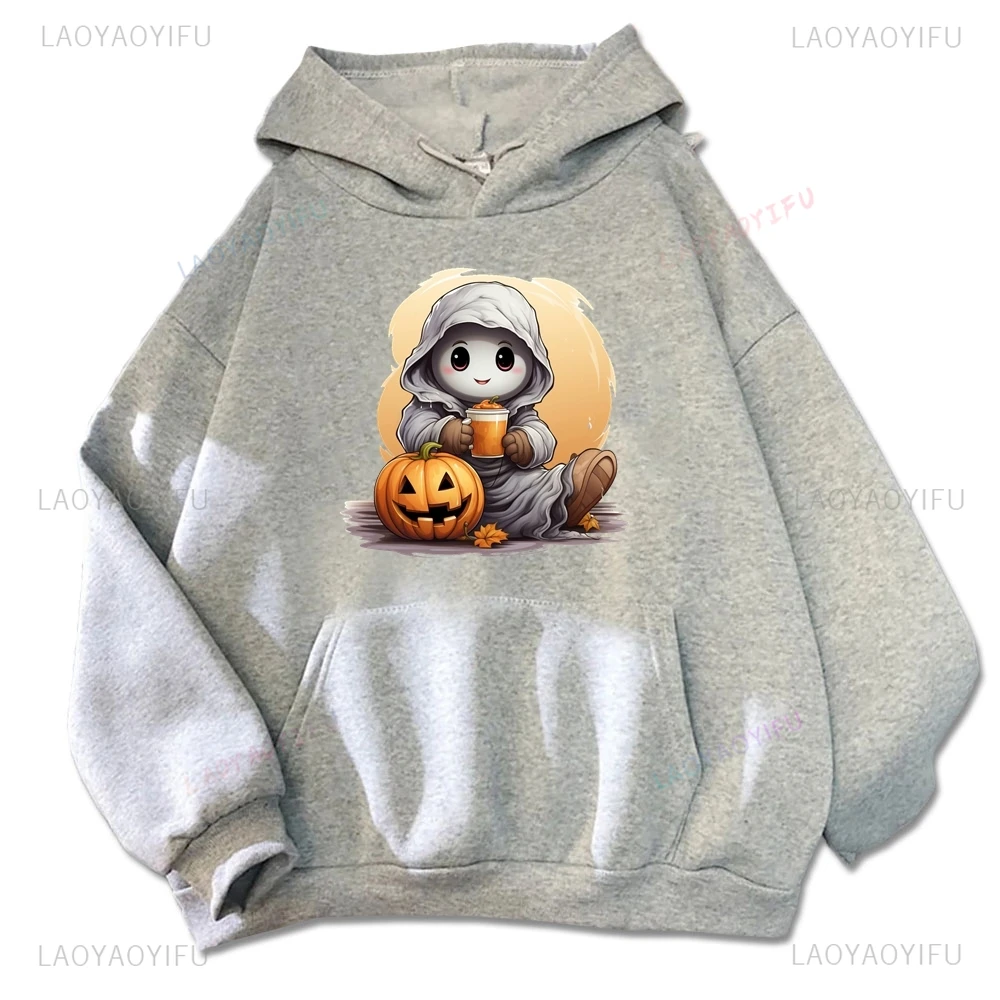 Cute Fairy Graphic Hoodies for Halloween, Casual Hoodies for Women, Halloween Party Gifts, Fall/Winter Everyday Street Wear