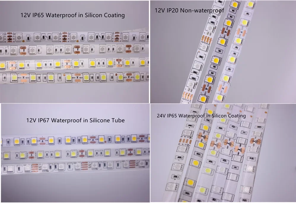 Tira de luces LED SMD 5050, luz flexible de 12V, 60LED/m,5m, 300LED, blanco, blanco cálido, blanco frío, azul, verde, rojo, amarillo, NW, RGBW, RGB,