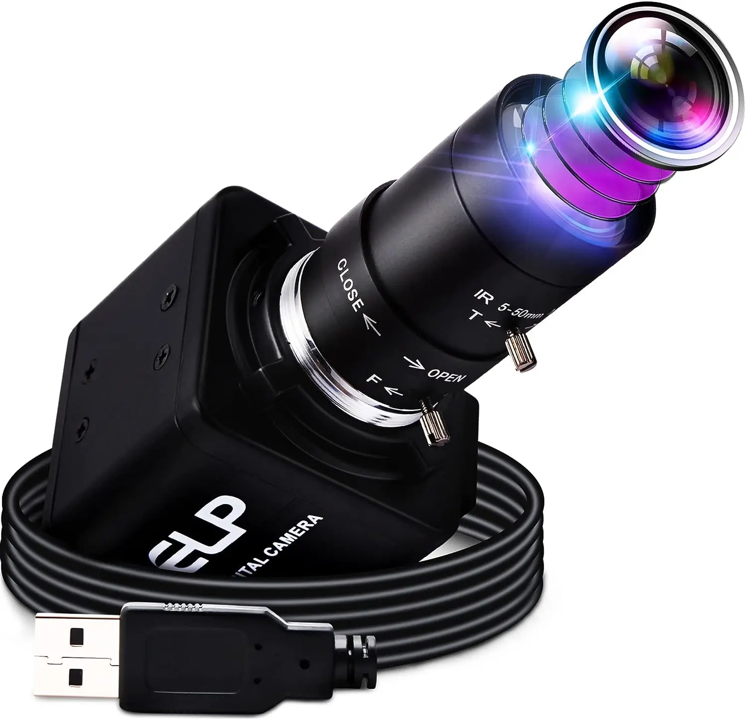 Webcam 5: Een uitgebreide beoordeling en handleiding voor de 13MP USB Webcam met 5-50mm Varifocale Lens
