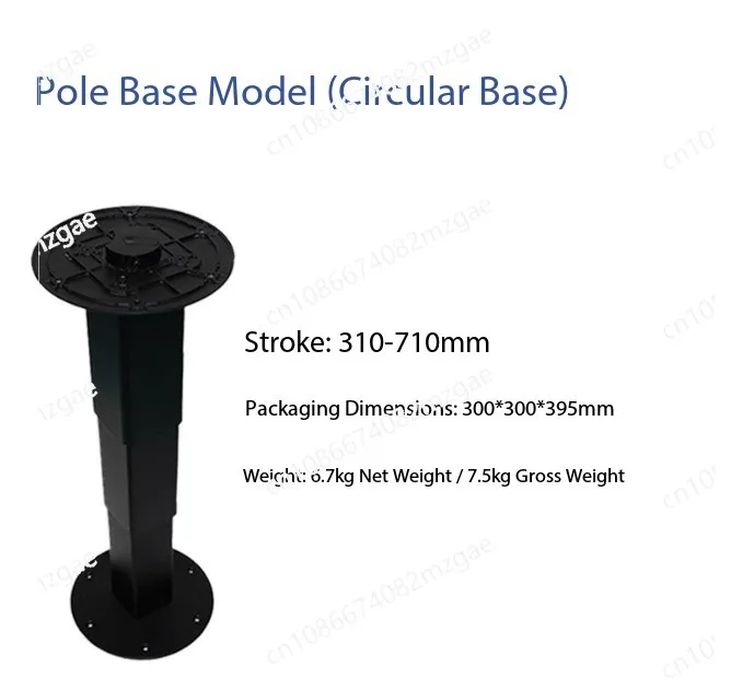 

Adjustable Pneumatic Tatami Suitable for Camper Yacht Convertible Bed/Table Heavy Duty RV Telescopic Table Frame with Gas Lift