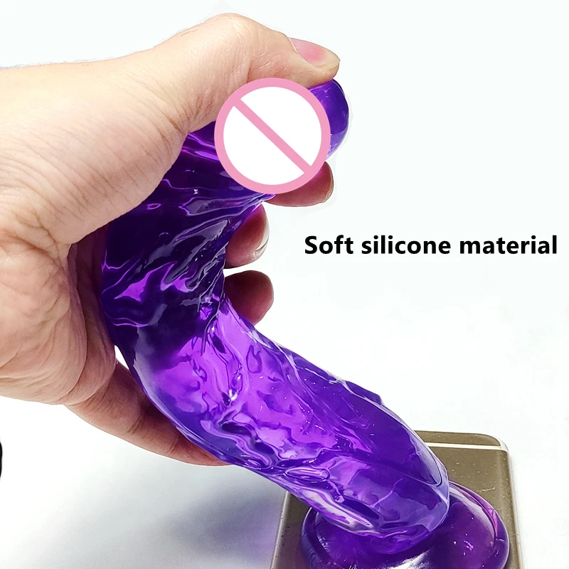 Realistic Dildo With Suction Cup Huge Jelly Dildos Sex Toys for Woman Men Fake Dick Big Penis Anal Butt Plug Erotic Sex Shop