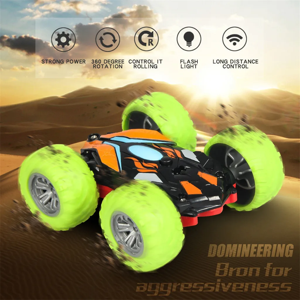 ZK30 Kids 360° Rotate Stunt Car Model RC 2.4G High Speed Remote Control Off-road Toys