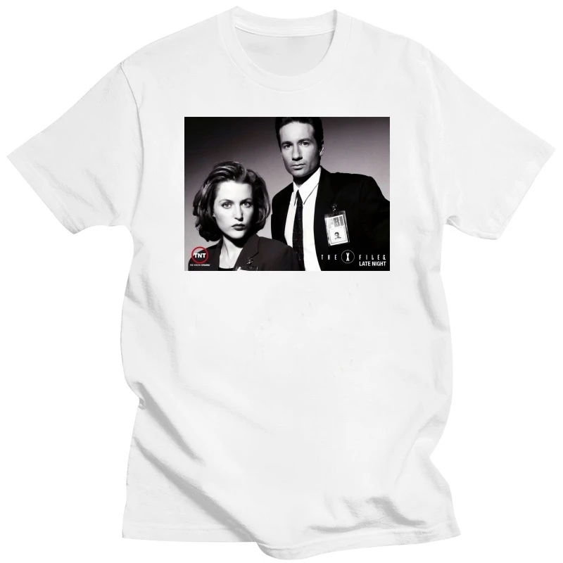 * * X Files T Shirt Agent Scully Mulder Season 1 2 3 4 5 Small Medium Large Xl Man Fashion Round Collar T Shirt