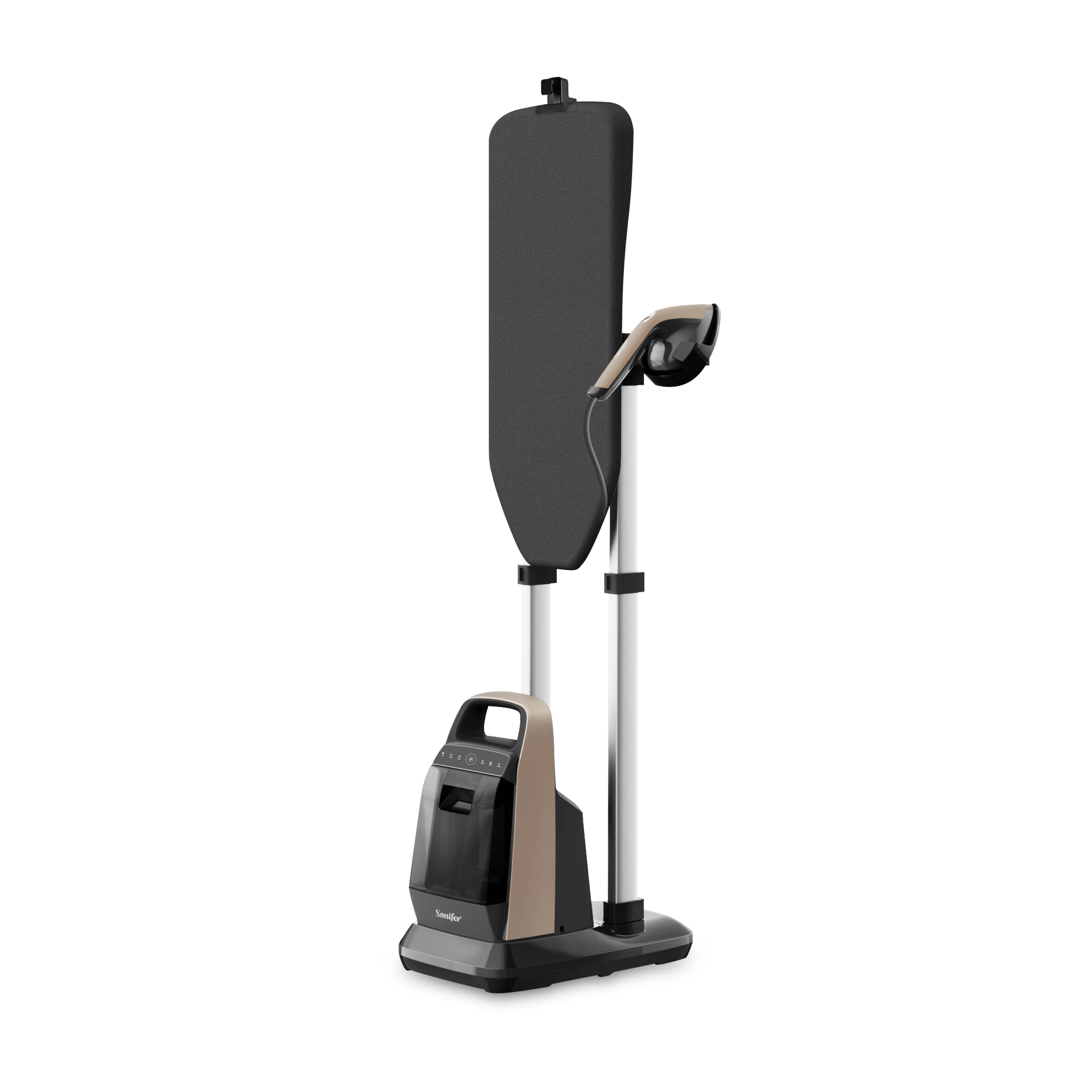 Garment Steamer 3 Settings Ceramic Soleplate Self Cleaning with Ironing Board