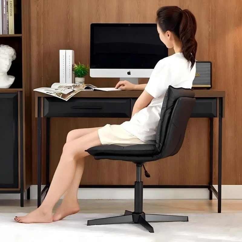 fq-Luxury Computer Office Chair Makeup Bedroom Salon Cushion Ergonomic Office Chair Barber Bar Sillas Oficina Trendy Furniture