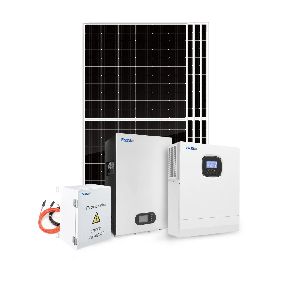 طقم اللوحة الشمسية المنزلية 5000 واط مولد الطاقة 5KW خارج الشبكة نظام الطاقة الشمسية أنظمة الطاقة الشمسية المنزلية