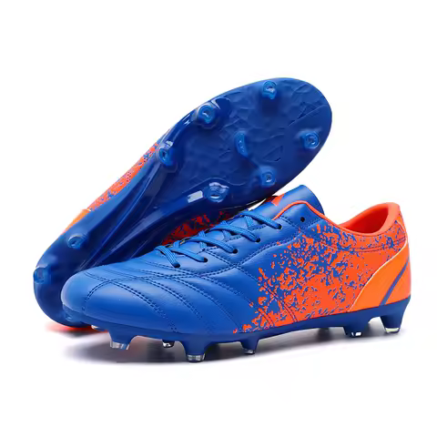 Men's Football Boots Professional Teen's Soccer Shoes Adults Society Football Cleats Ultralight Training Soccer Sneakers Outdoor