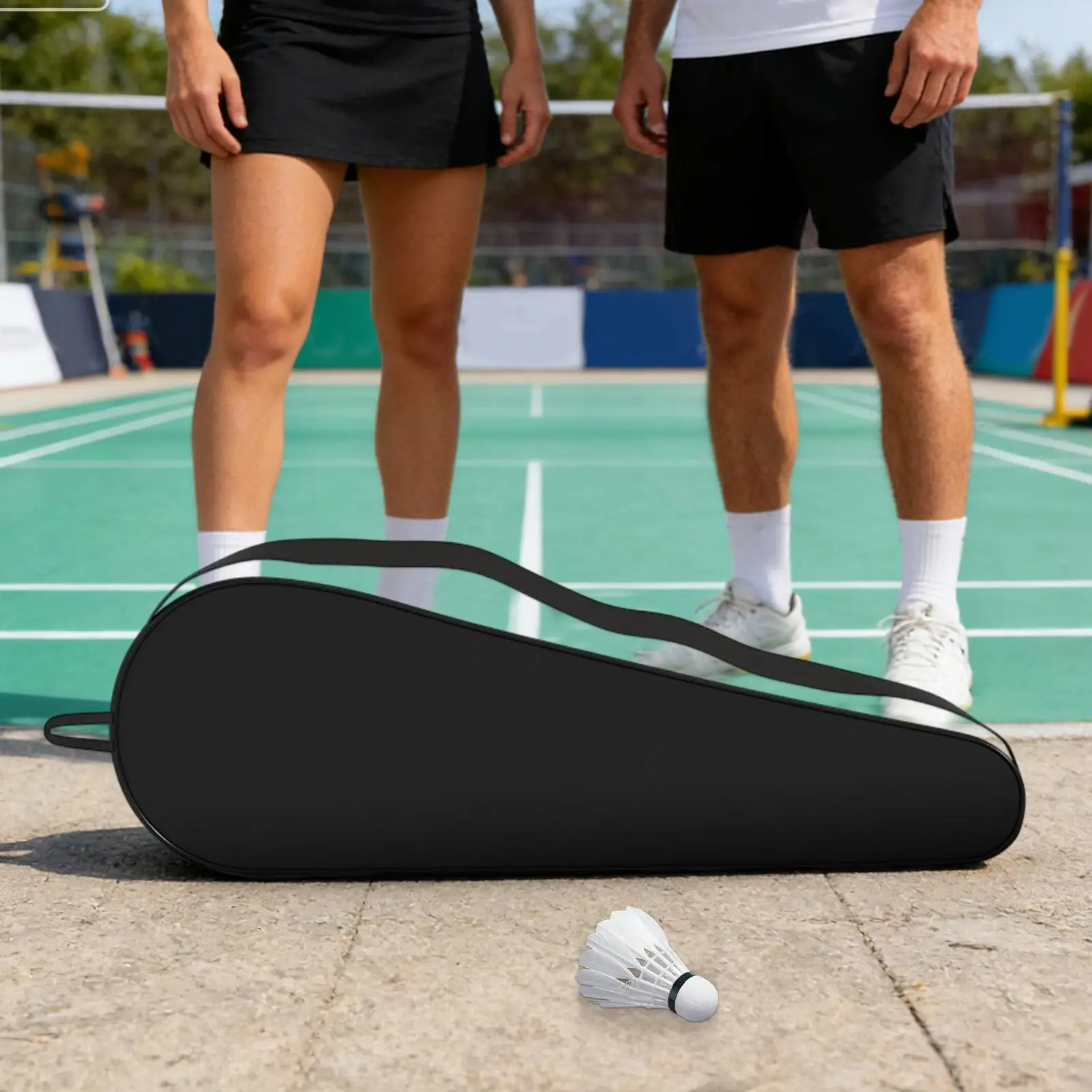 Racquet Bag Portable Waterproof Organizer Racquet Cover With Shoulder Strap For Women Sports Enthusiasts Outdoor Gym Playground