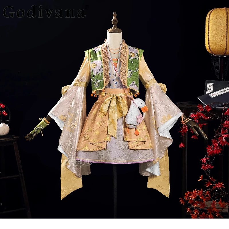 Disfraz de Príncipe bendición oficial del cielo para mujer, traje de Cosplay de animación Hanfu, conjunto de falda de Cosplay antigua para mujer
