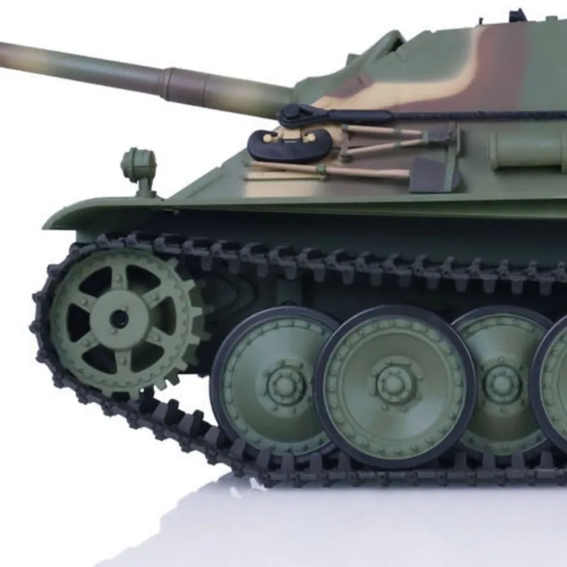 

Радиоуправляемый танк Henglong 1/16 7.0 Plastic Jadpanther FPV RTR с инерционным приводом, эффектом дыма и инфракрасной битвой, модель 3869, TH17438-SMT7