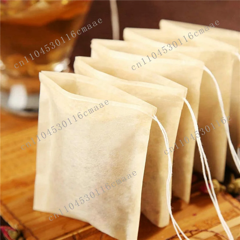 NEW 1800 Pcs Disposable Tea Filter Bags,Natural Material Drawstring Seal Tea Bag Empty For Loose Leaf Tea (5X7cm)-B61B