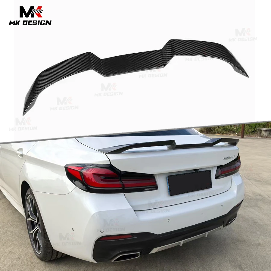 

Carbon Fiber V Style Rear Trunk Lip Spoiler Wing for BMW F90 M5 G30 2017-2023 Rear Boot Lip Rear Spoiler Auto Parts