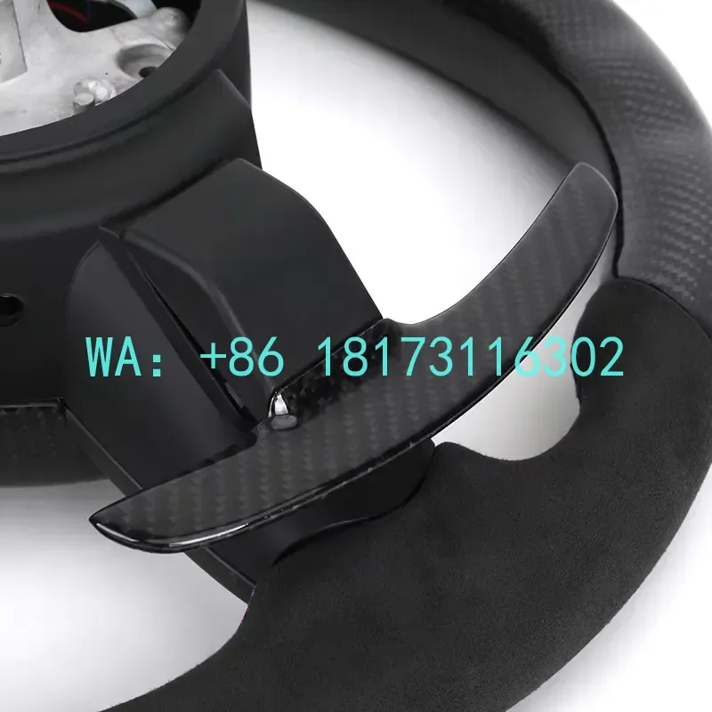 China Plant 2026 With Red M1 M2 Button Half LED Carbon Fiber Steering Wheel F01 F02 F10 F20 F22 F30 F32 M3 F80