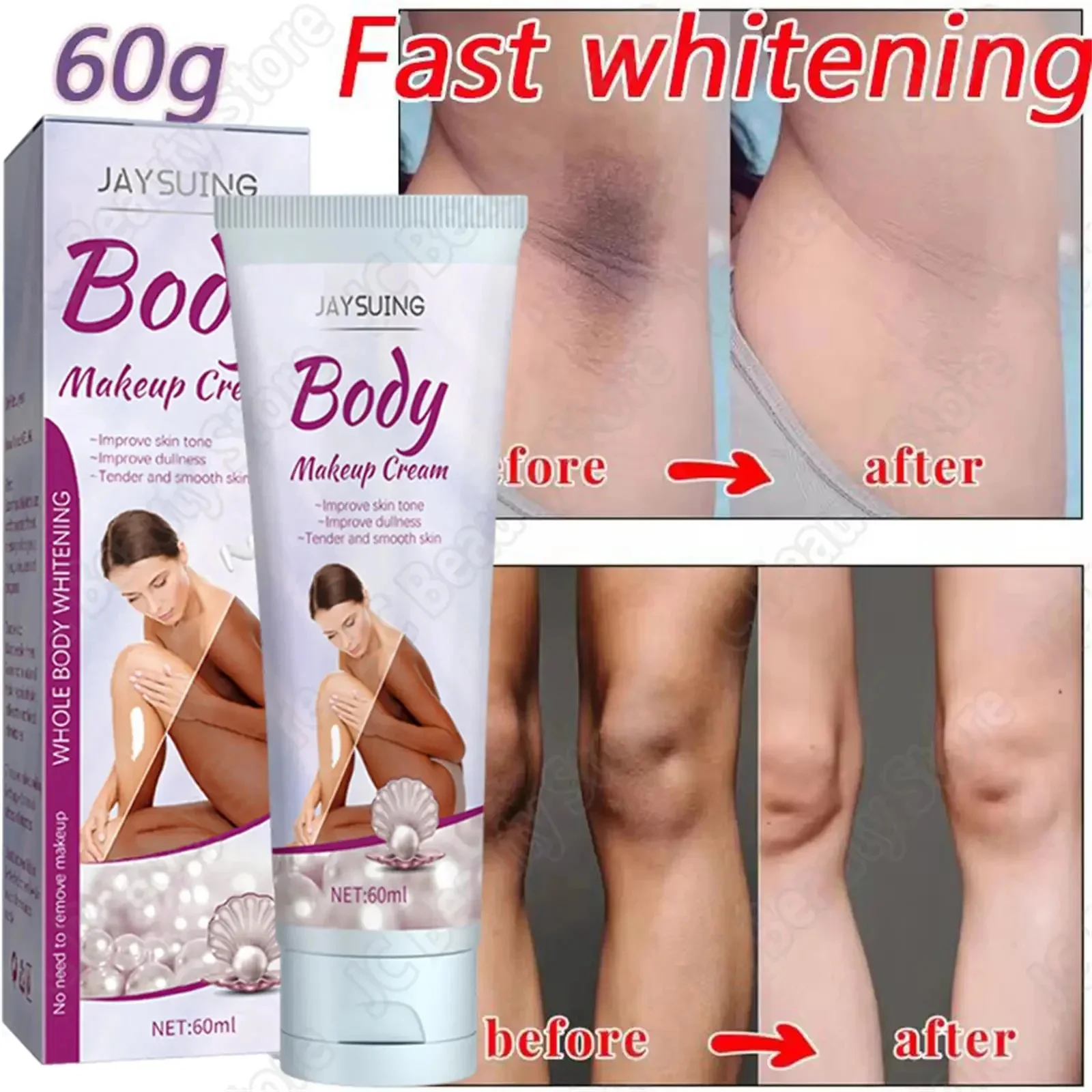 

Nicotinamide Brighten Cream For Dark Skin Effective Lighten Thigh Inner Bleach Remove Melanin Private Parts Brighten Cream 60ml