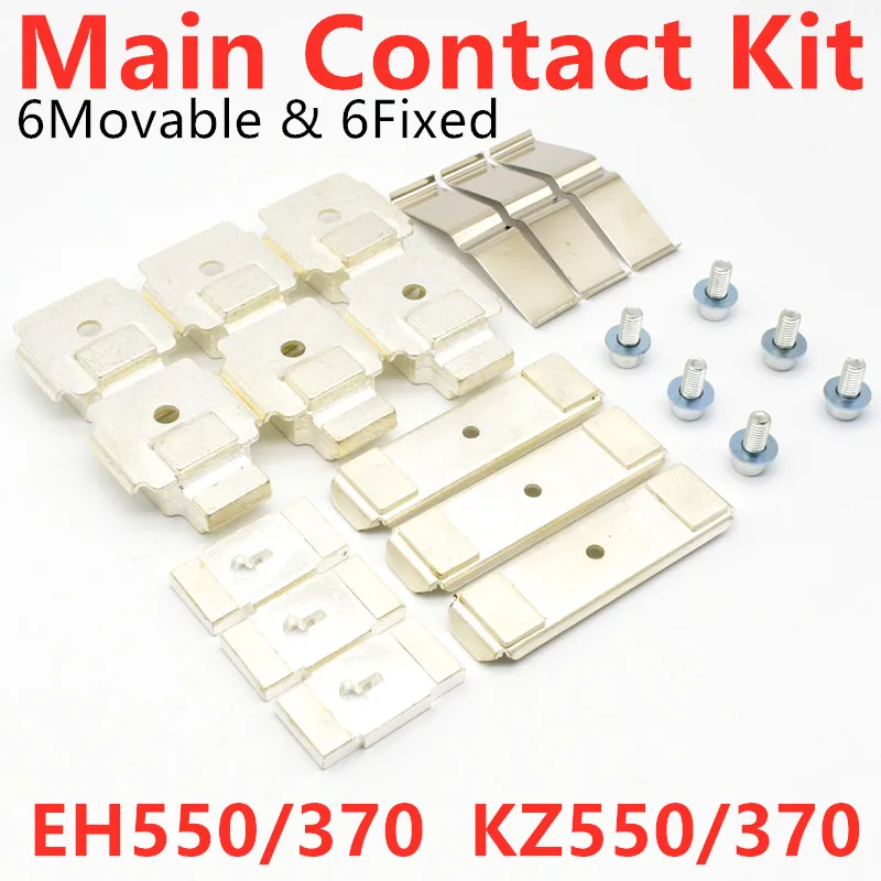 

Main Contact Kit For EH370 EH550 EHCK370-3 EHCK550-3 KZ370 KZ550 Moving And Fixed Contacts Contactor Contacts Kit Components