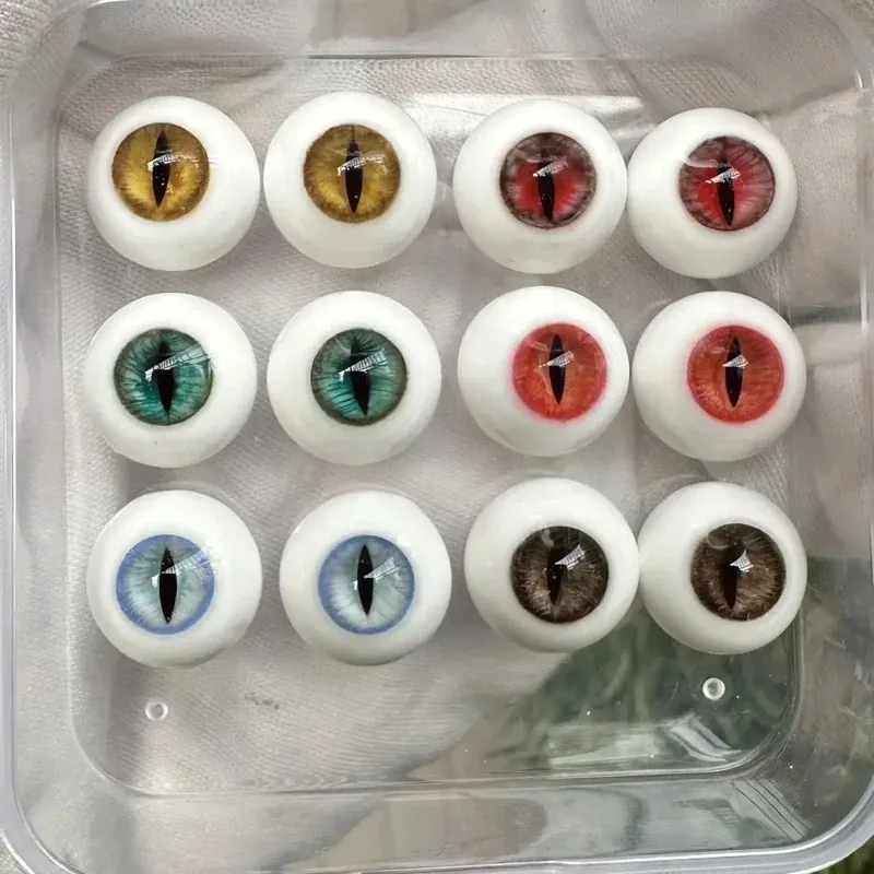 (Personalizado) ojos de muñeca para 1/6 1/4 1/3 Bjd muñeca juguetes jugar a las casitas vestir 10/12/14/16/18mm accesorios de muñeca de globo ocular de yeso