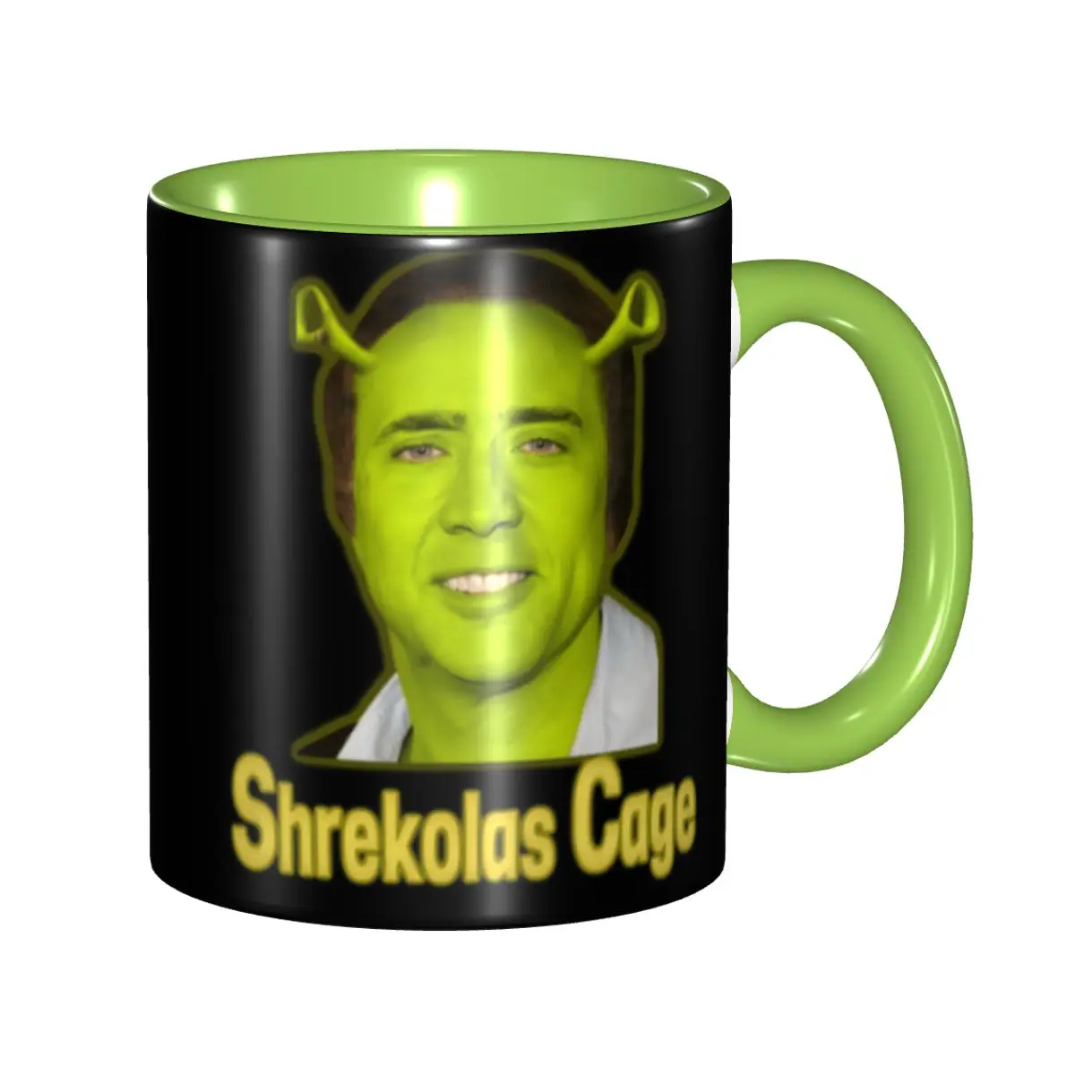 Nicolas Cage Funny Meme Coffee Mug DIY Personalized Ceramic Mug Cup Creative Present