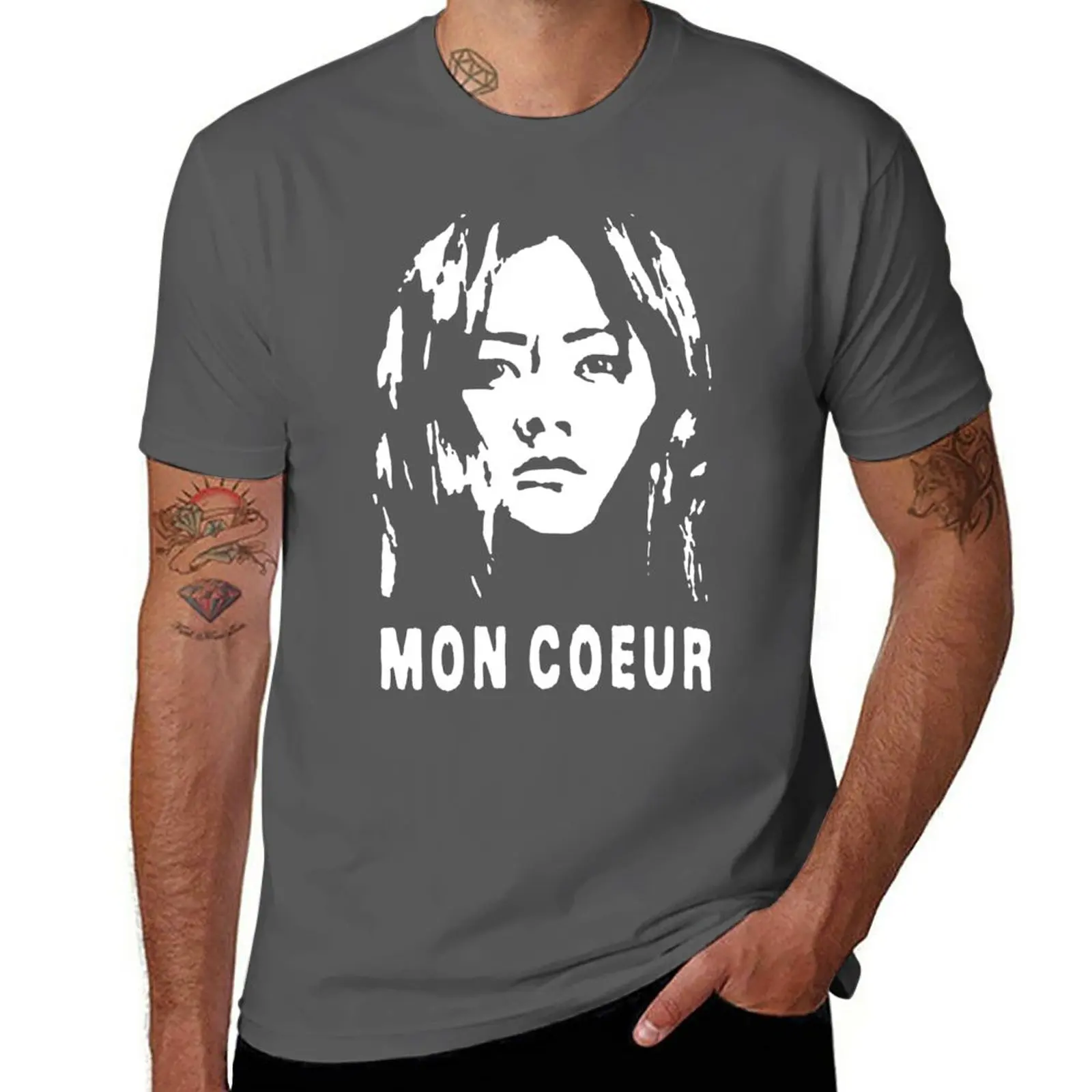 New KIMIKO. MON COEUR. THE BOYS. WHITE. T-Shirt vintage clothes graphic t shirt designer t shirt men