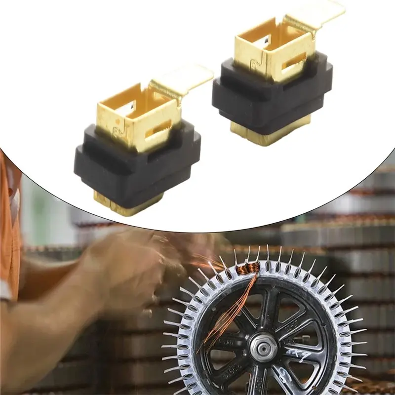 ABRE-Per HP1500 Per HP2040 HR2641 HR2475 Portaspazzole in carbone 2 pezzi 643936-6 Parti di ricambio per utensili elettrici