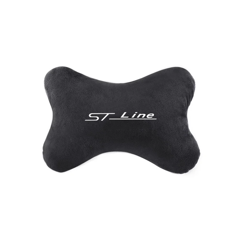 رغوة الذاكرة سيارة مسند الرأس قطني وسادة الظهر وسادة قطني وسادة لفورد فوكس mk2 st Vignale/st-line f150 #3