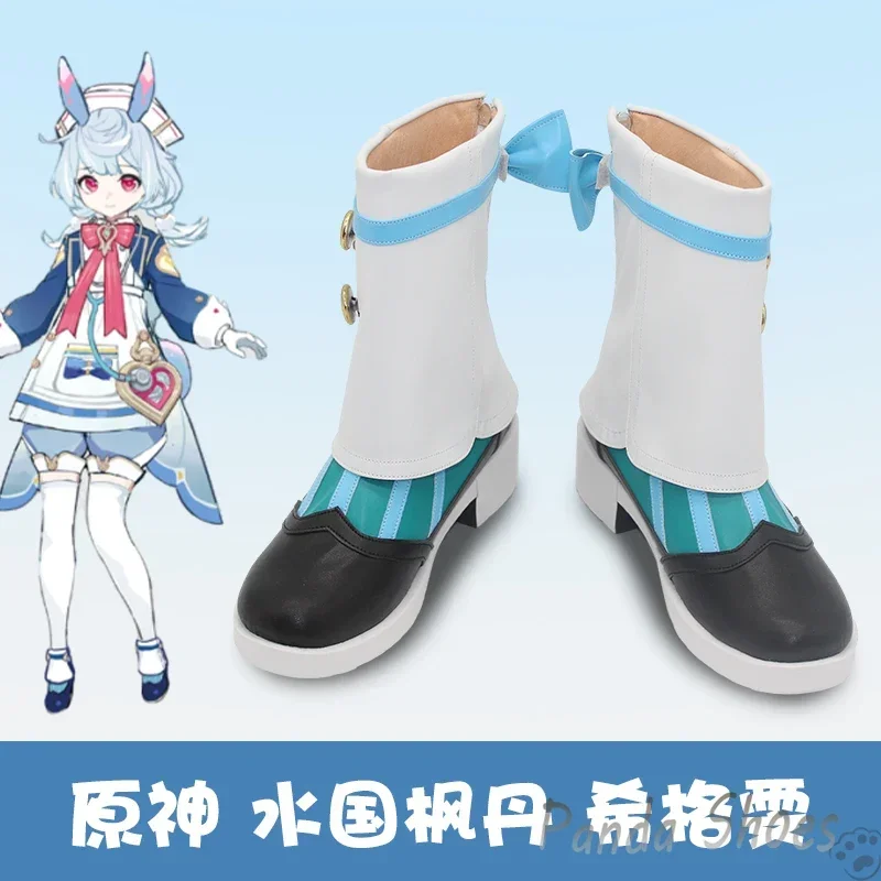 

Genshinimpact Sigewinne Cosplay Shoes Anime Game Cos Boots Game Sigewinne Cosplay Costume Prop Shoes for Con Halloween Party