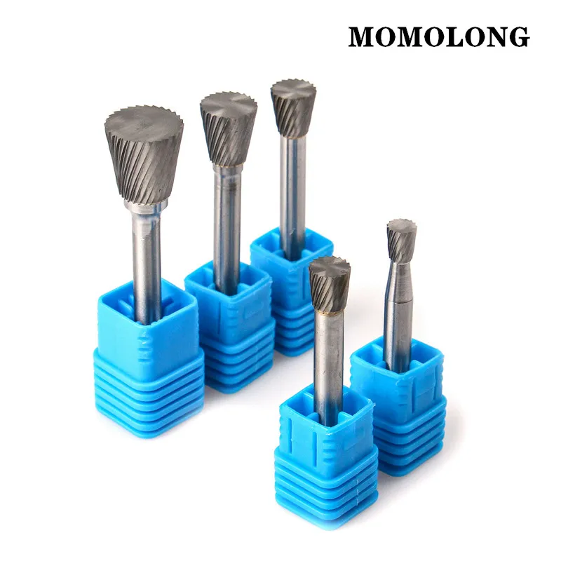 N-Type Head Rotary File Tool Burr Abrasive Drill Bit for Metal Working Carving Milling Tungsten Carbide Die Grinder