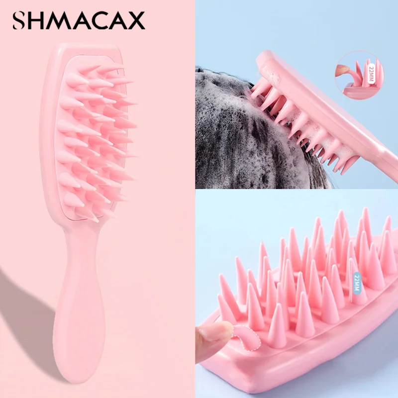 Long Handle Air Bag Shampooing Comb Massage Head Scalp Combing Meridian Massage Brush Household Bath Brush Scrubber Accessories