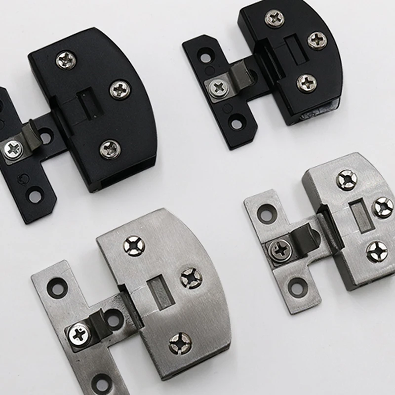 

Glass Hinge No Drill Cabinet Glass Door Hinge Display Case Glass Clamp Hardware For Wine Cabinet