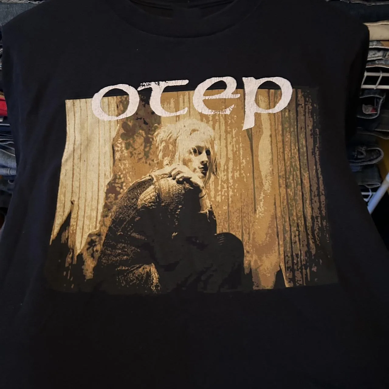 

Черная хлопковая Футболка Otep Band унисекс, модель ZH95 для мужчин и женщин