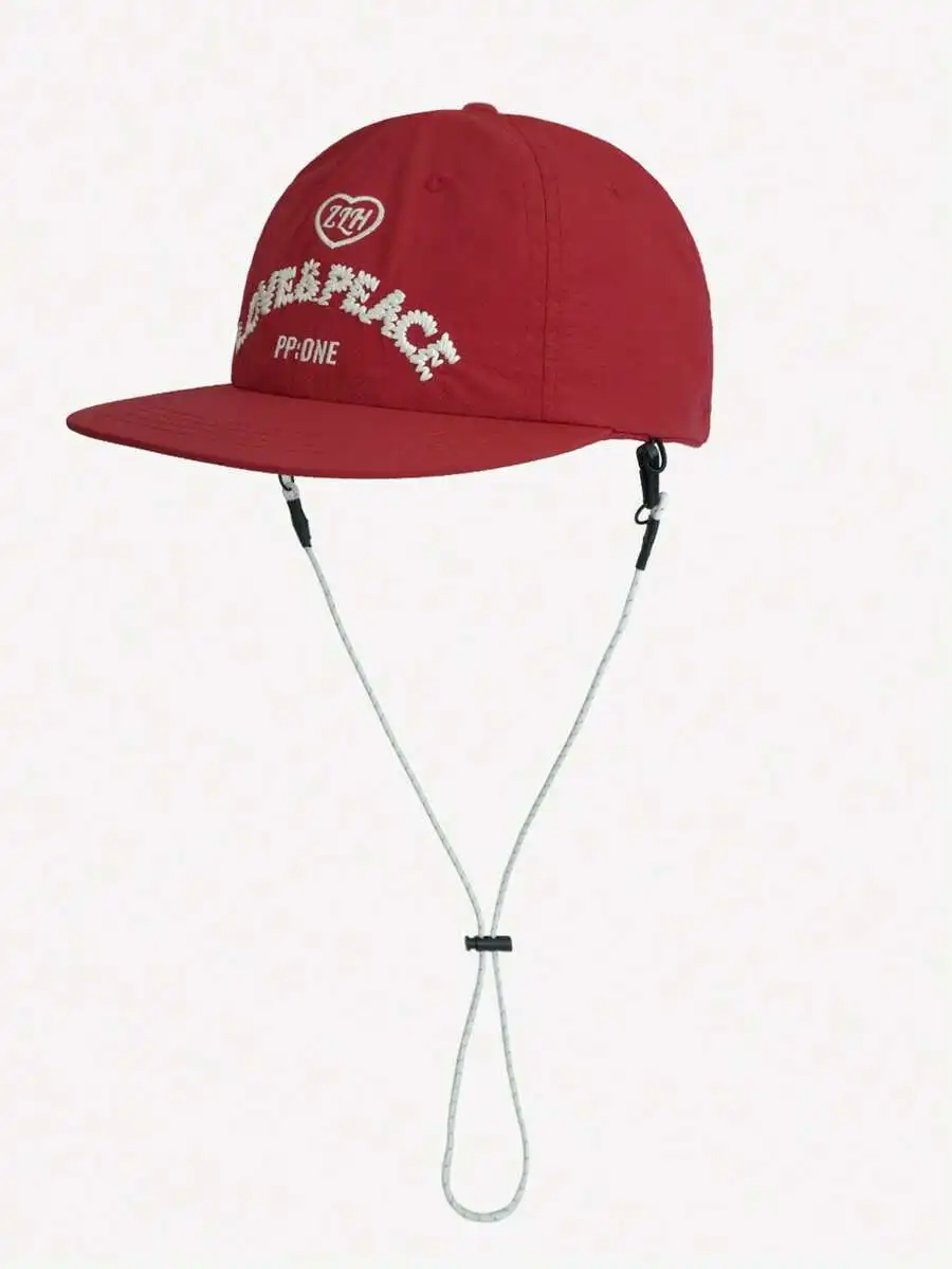 Unisex-Baseballkappe mit Schnelltrocknungs-Funktion und Kordelzug, Dünner Schirm, Street-Brand Snapback-Mütze, Vielseitige Hip-Hop-Kappe, Sommer, Strand – Detail 10