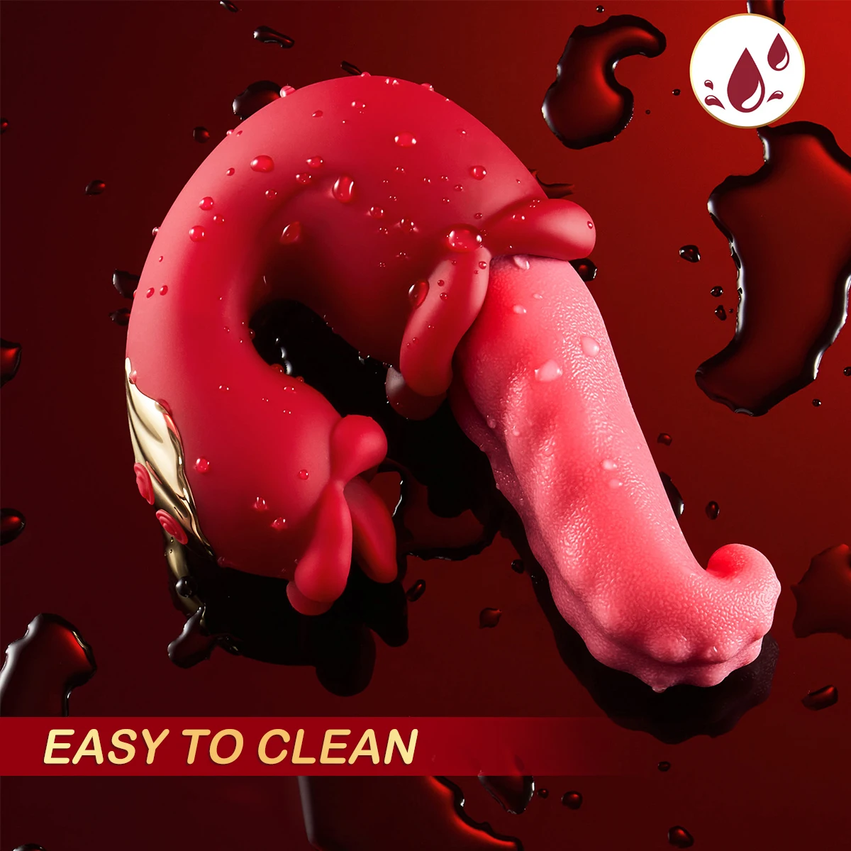 Wibrator do lizania językiem, stymulujący punkt G dla kobiet, mocny stymulator łechtaczki i sutków, masażer waginy dla kobiet, erotyczne zabawki seksualne.