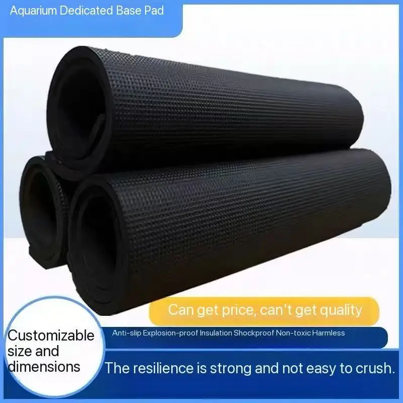 

400MM Fish Tank Anti-Slip Mat, Insulation Pad, 6mm Shockproof and Non-Slip Soft Mat, Custom Thickened Pad for Ultra-Clear Aquari