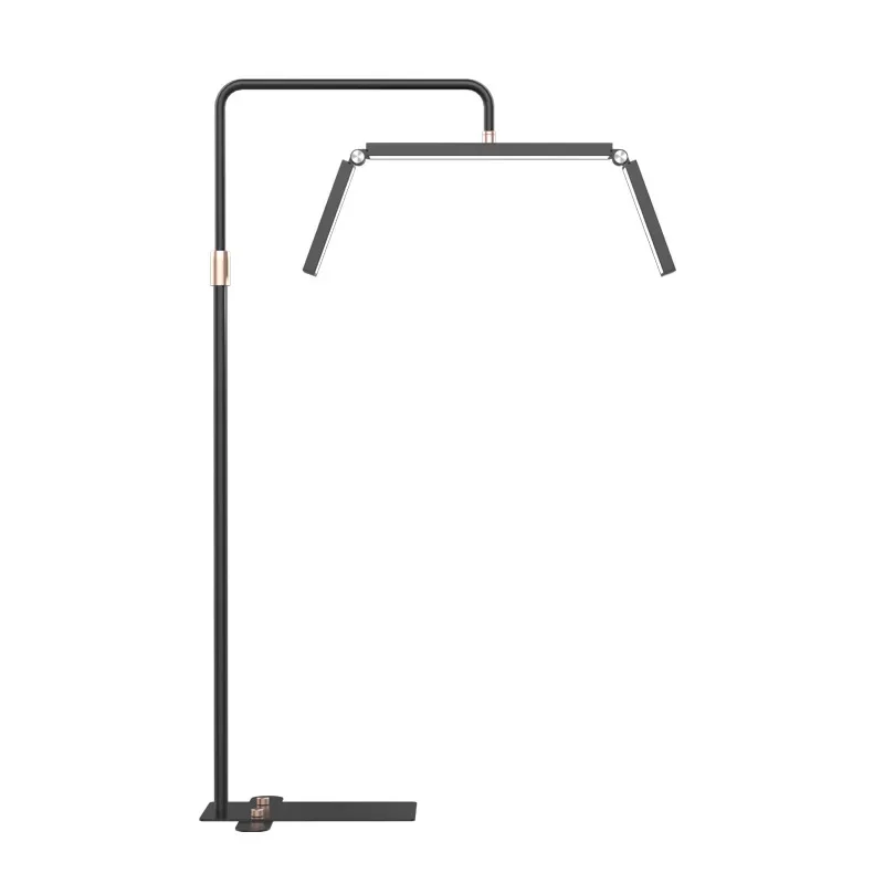 36-Inch remote control folding floor half moon beauty lamp