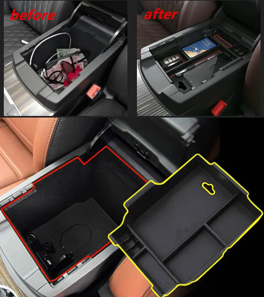 Car armrest box storage box central storage compartment compartment storage box car Accessories For Haval H9 2017-2020 2021 2022