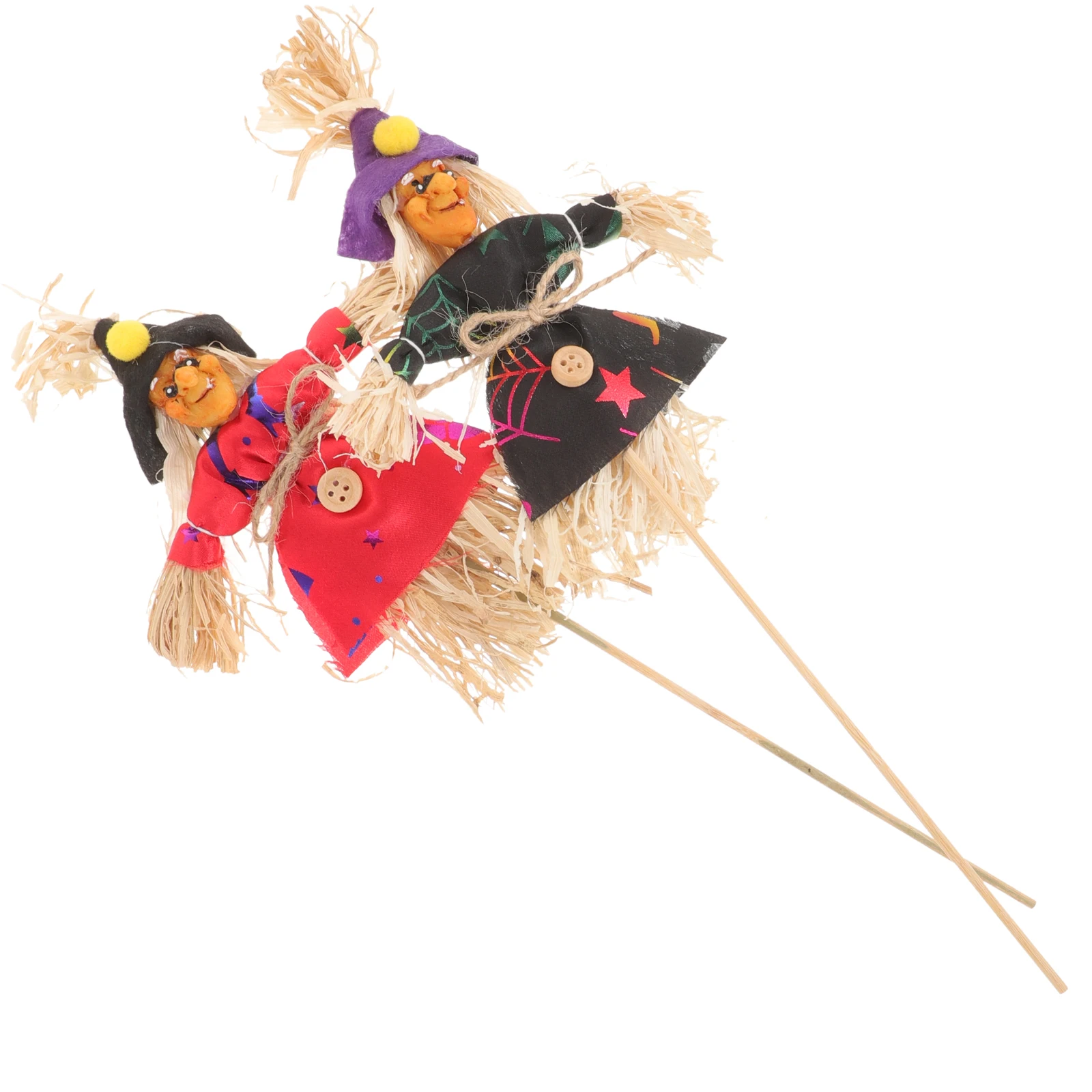 

2pcs Scarecrow Scarecrow Decor Garden Outdoor Cartoon Props Halloween naments Lawn Backyard naments