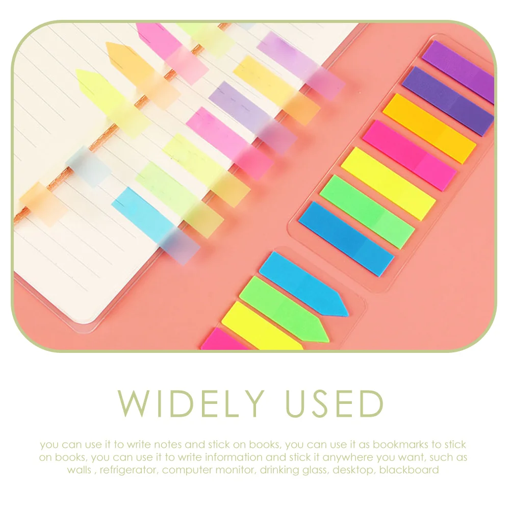 10 pezzi adesivi indice fluorescenti schede autoadesive premium per animali domestici per note libri cartelle pagina indice decalcomanie etichette memo